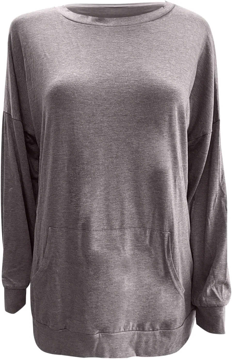 JOAU Womens Sweatshirts Crewneck Long Sleeve Pullover Casual Loose Comfy Pocket Top Fall Fashion Outfits Clothes 2023