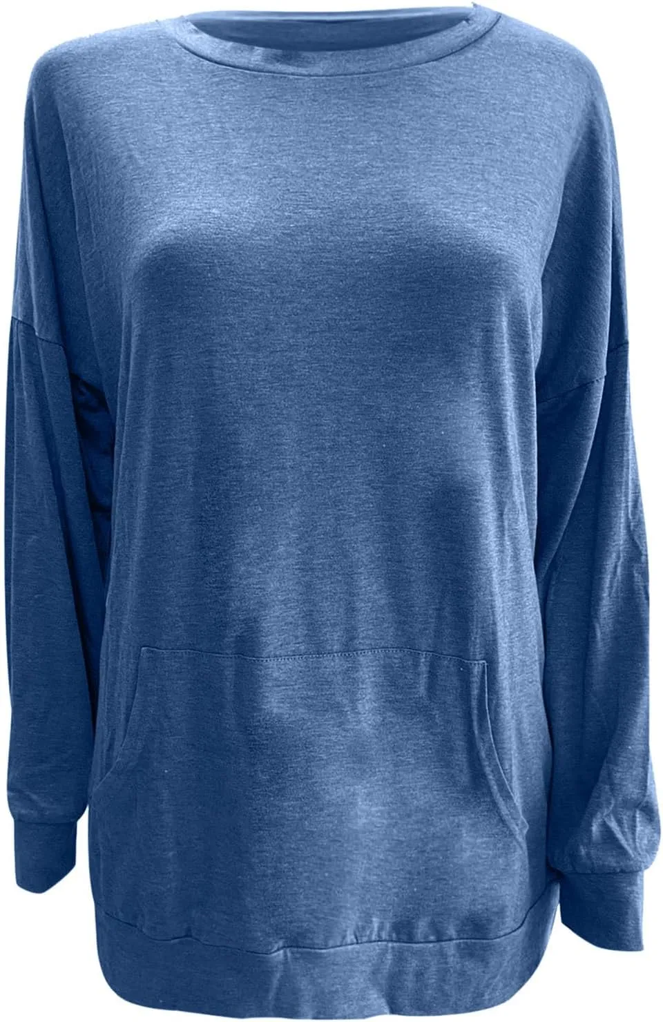 JOAU Womens Sweatshirts Crewneck Long Sleeve Pullover Casual Loose Comfy Pocket Top Fall Fashion Outfits Clothes 2023