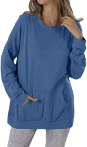 JOAU Womens Sweatshirts Crewneck Long Sleeve Pullover Casual Loose Comfy Pocket Top Fall Fashion Outfits Clothes 2023