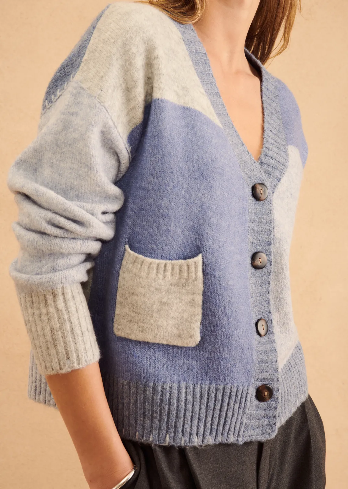 John & Jenn Oakley Cardigan- Vintage Patchwork
