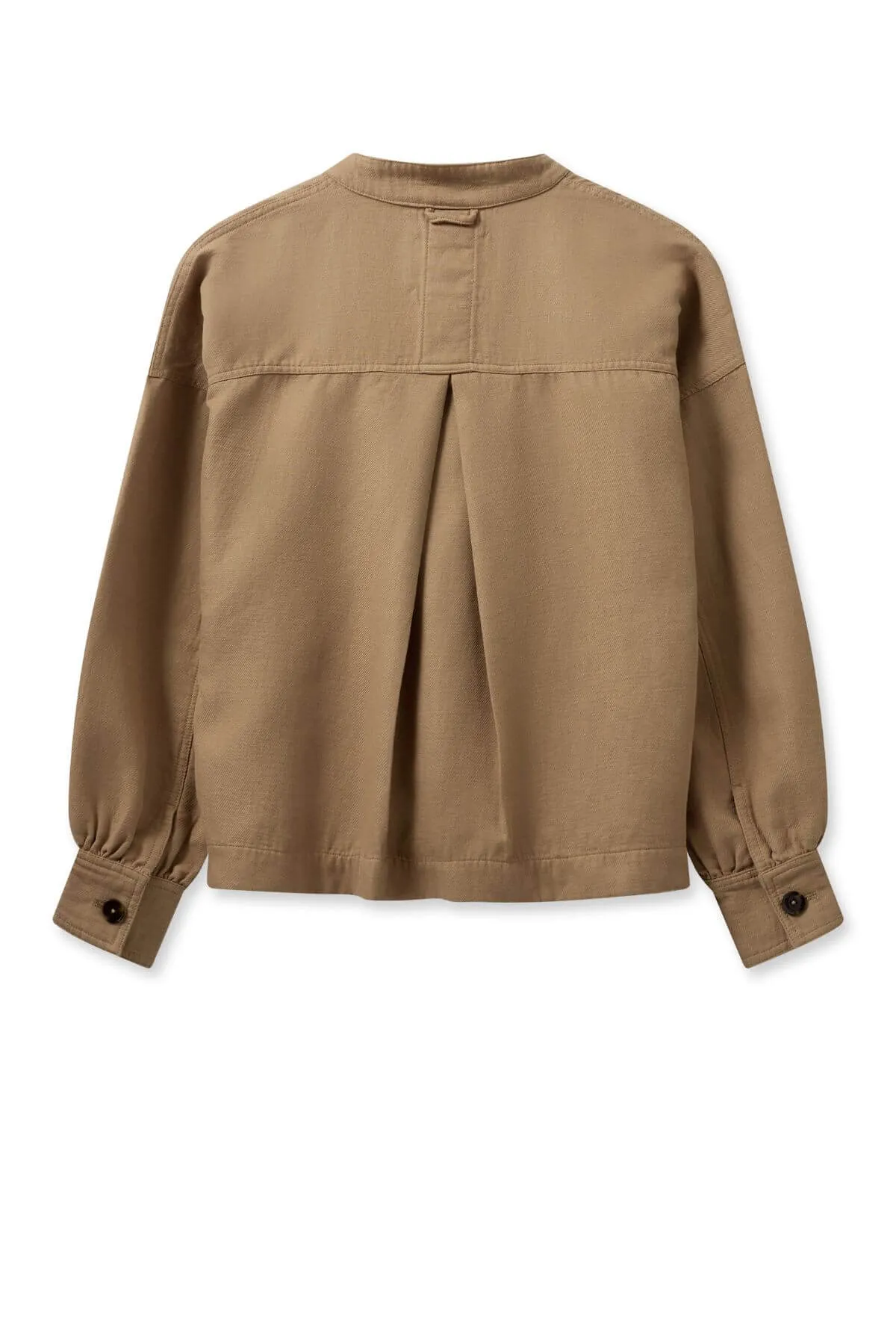 JOPLIN LINEN SHORT JACKET CINNAMON SWIRL
