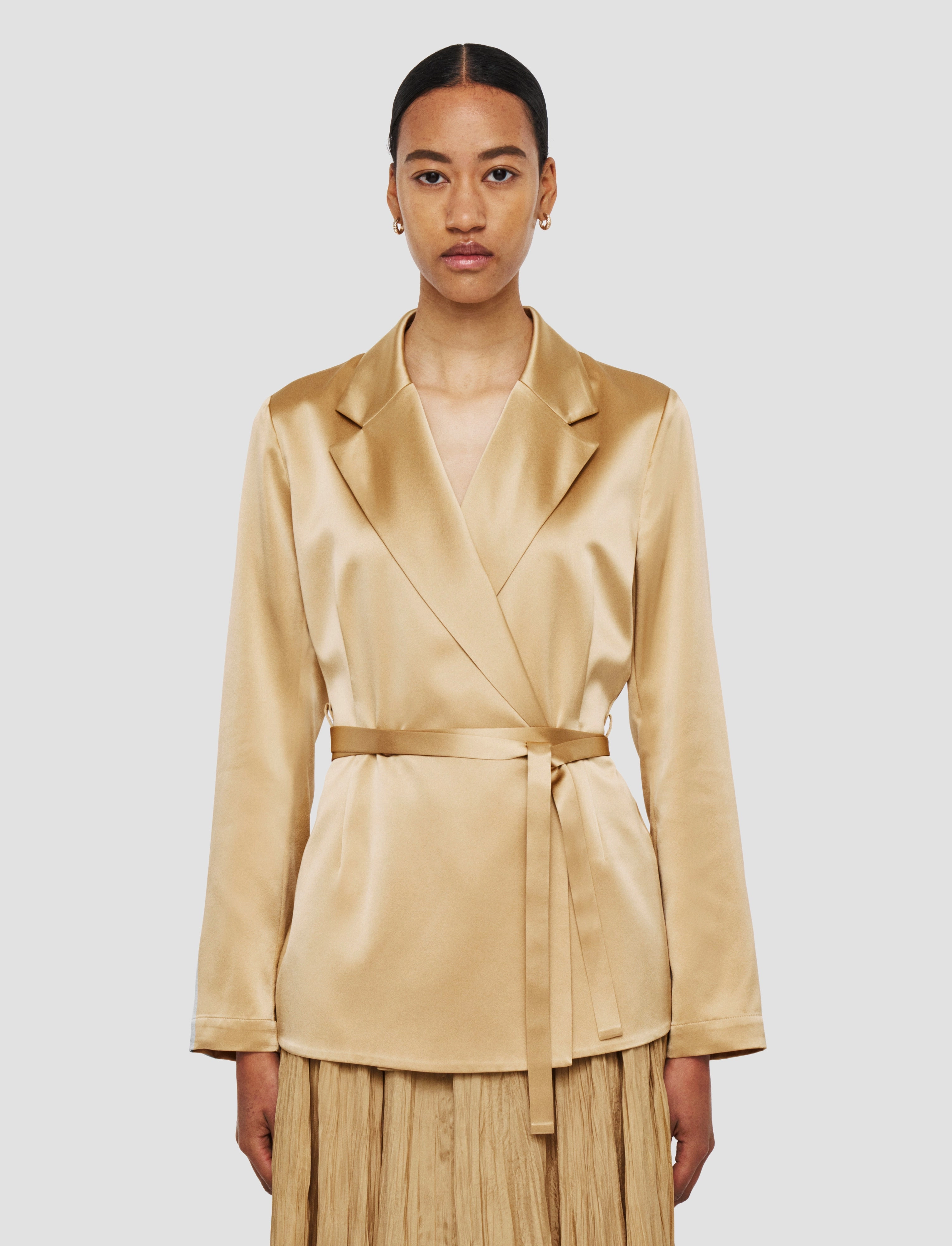 Joubert Silk Satin Jacket Vegan