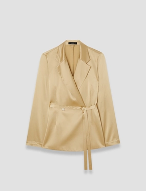 Timeless Comfort Casual Smart Joubert Silk Satin Jacket