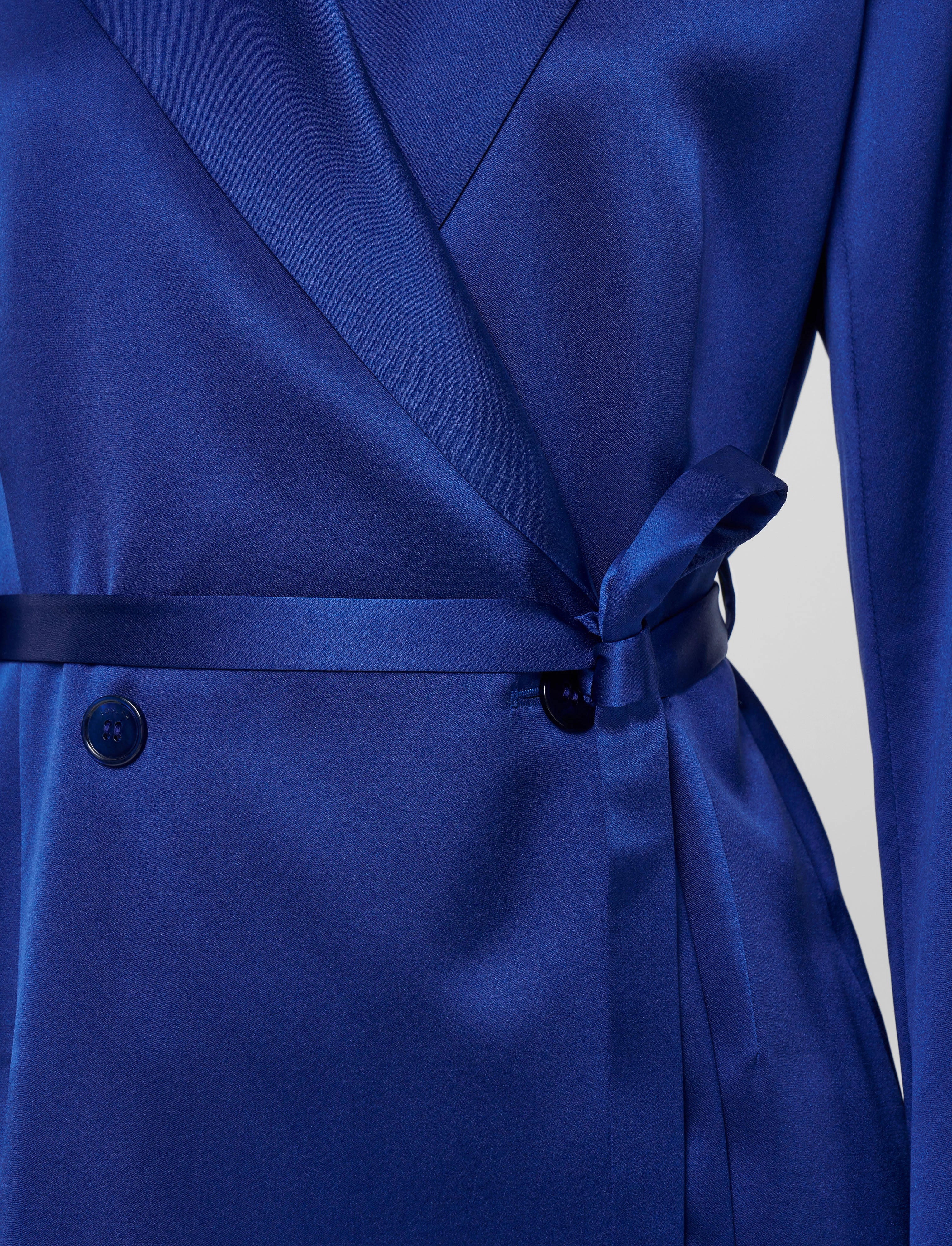 Joubert Silk Satin Jacket Seamless Integration