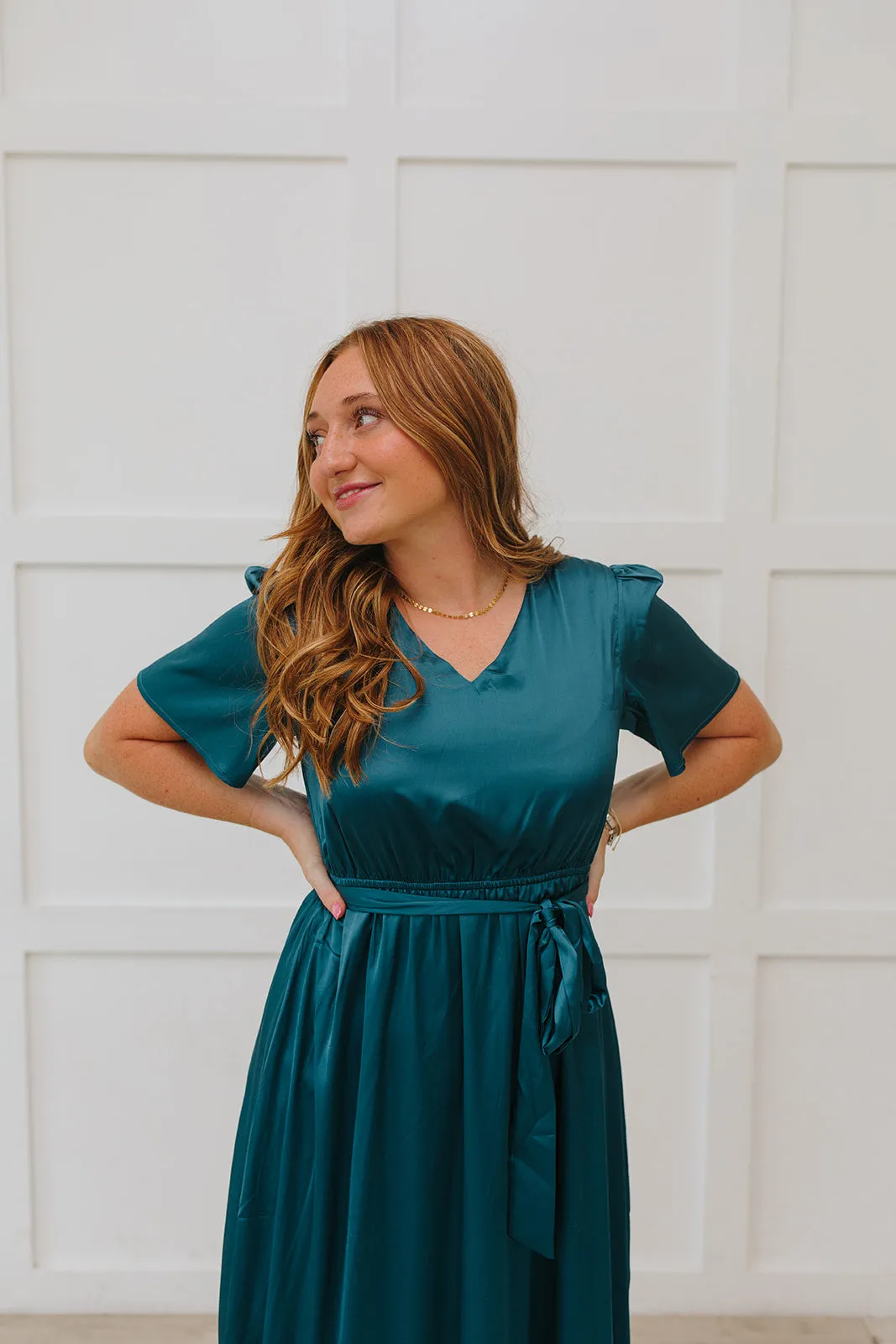 Polished look dress Wedding guest Juliana Dress