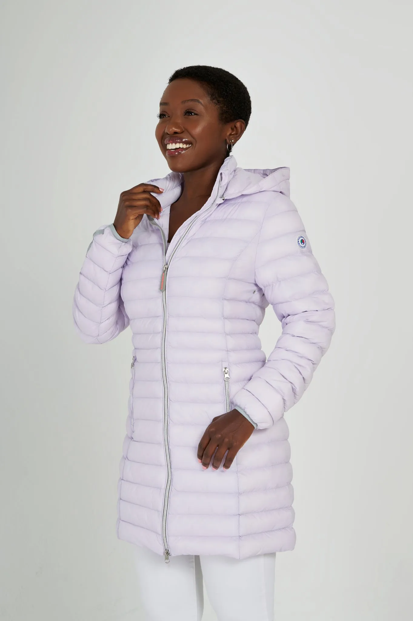 Julie Vegan Down Coat | Light Lilac
