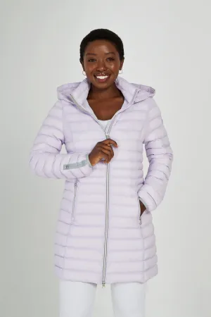 Julie Vegan Down Coat | Light Lilac