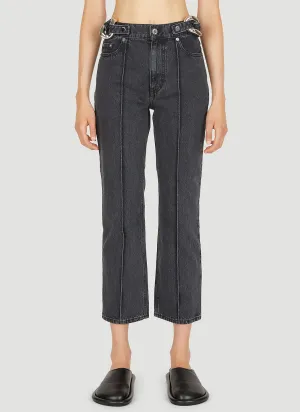 JW Anderson Chain Link Slim Fit Jeans