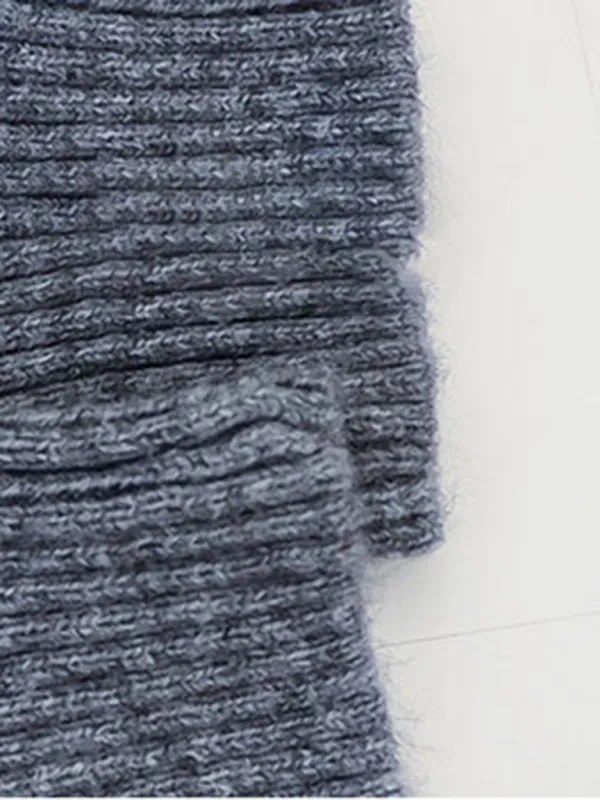 Kailey Autumn And Winter Mid-Length Cardigan Amazon Letter Hooded Knitted Women's Clothing