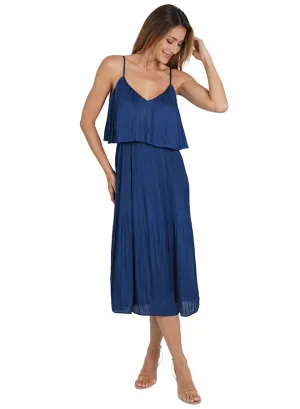 Kate Dress Navy French Vibe Timeless Fit Look