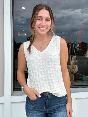 Kate Textured Sweater Tank