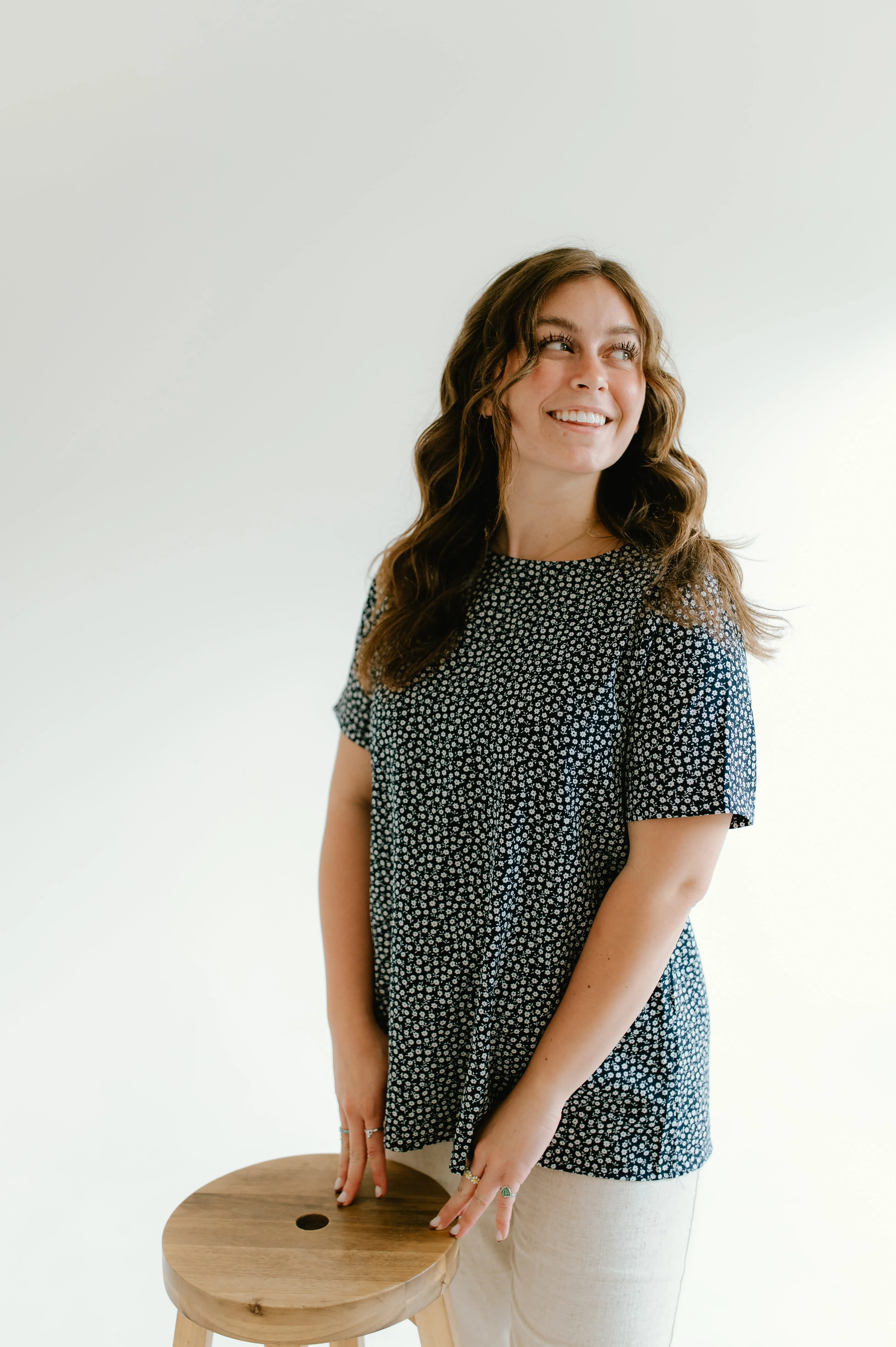 Double Chest Pocket Kayla Top