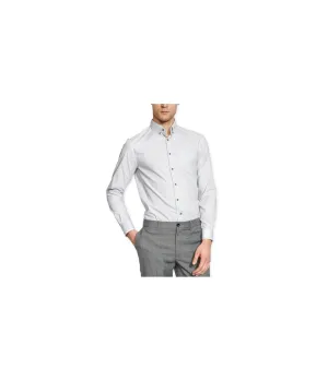 Kenneth Cole Mens Super Slim Fit Button Up Shirt