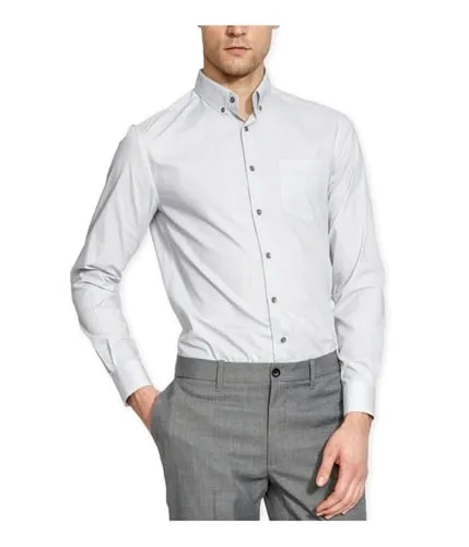 Kenneth Cole Mens Super Slim Fit Button Up Shirt