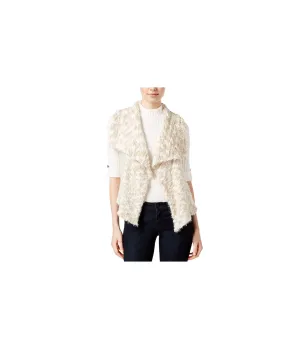Kensie Womens Draped Chunky Fashion Vest