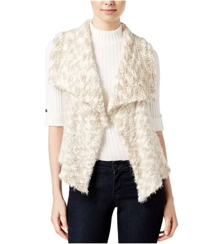 Kensie Womens Draped Chunky Fashion Vest