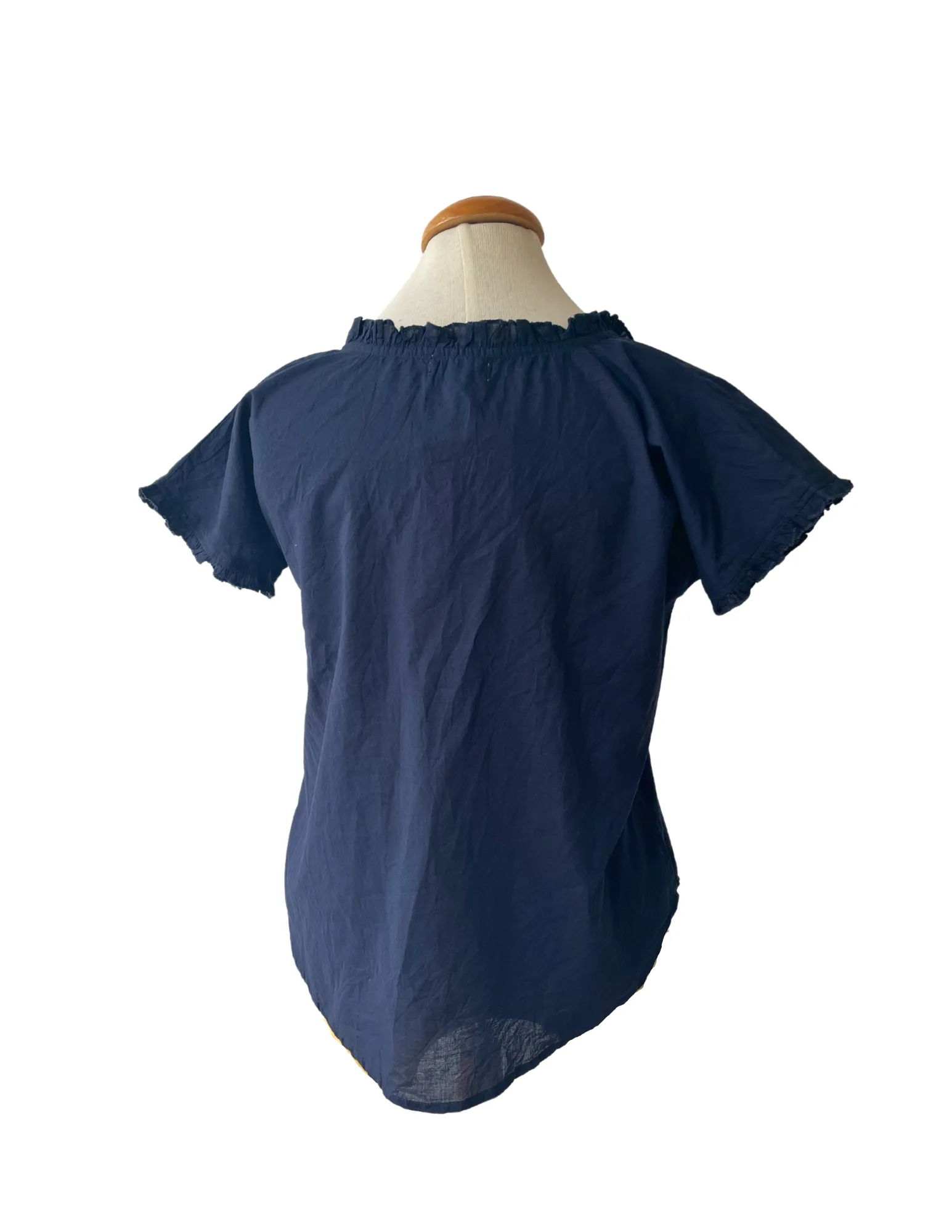 Kensington Top Solid Navy CompactSize Lightweight Fabric