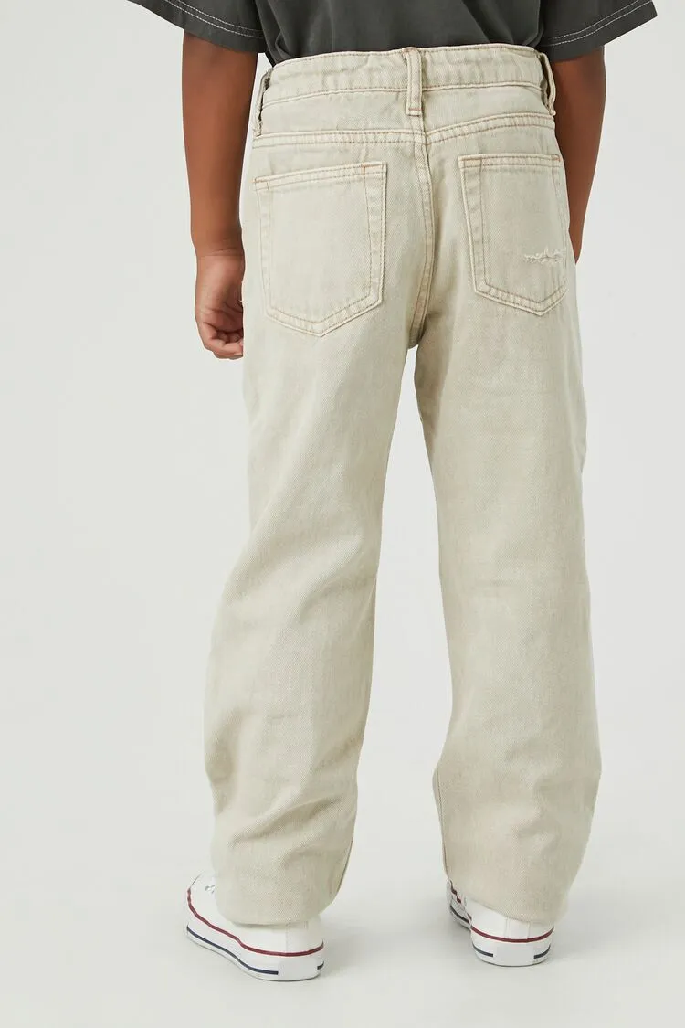 Kids Distressed Slim-Fit Jeans (Girls   Boys)