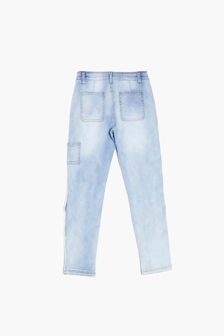 Kids Distressed Slim-Fit Jeans (Girls   Boys)