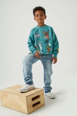 Kids Slim-Fit Drawstring Jeans (Girls   Boys)