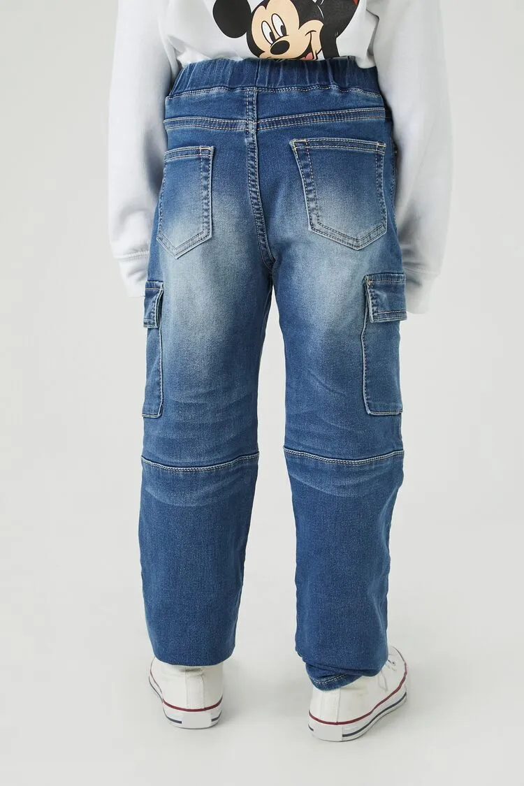 Kids Slim-Fit Drawstring Jeans (Girls   Boys)