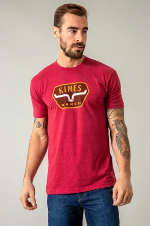 Kimes Ranch The Distance Graphic T-Shirt in Cardinal Red