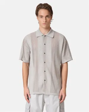 Knitted shirt with logo