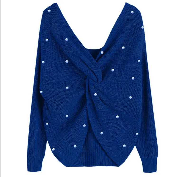 Knotted Pullover Sweater