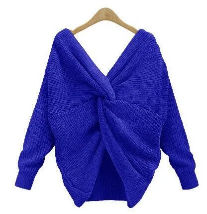 Knotted Pullover Sweater
