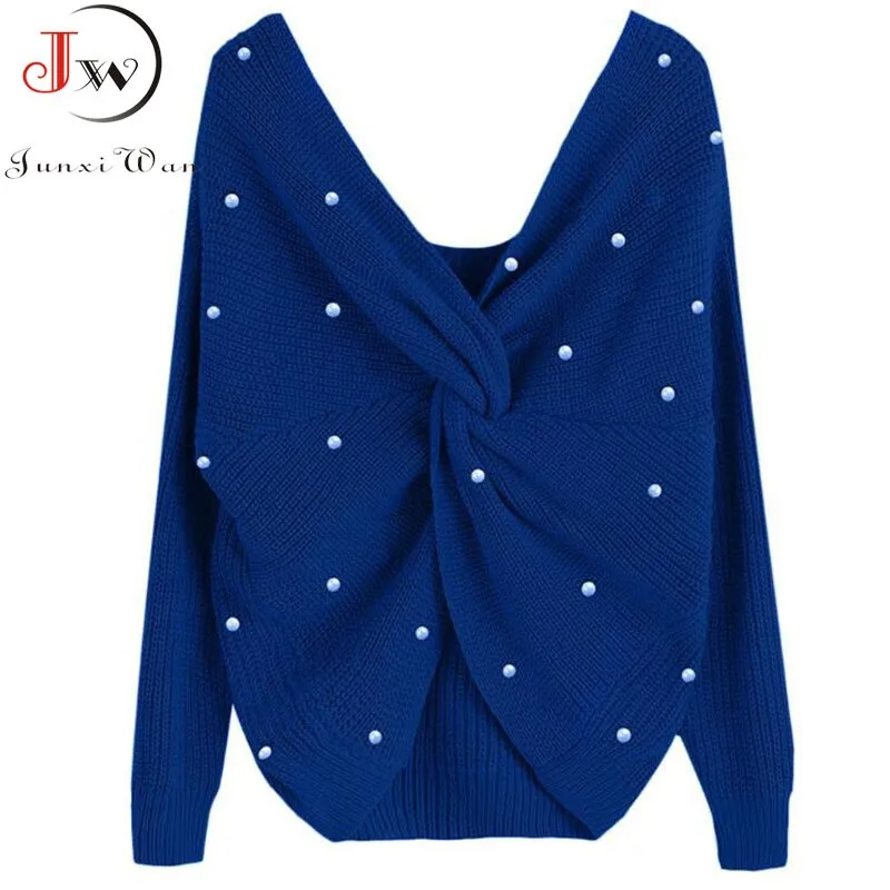 Knotted Pullover Sweater