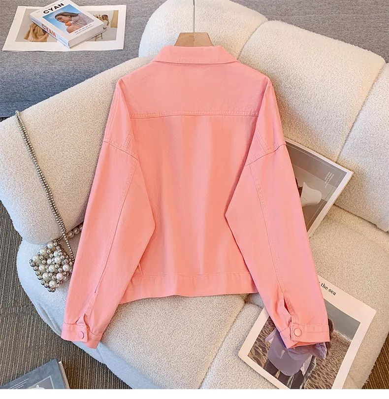 Korean Style Solid Color Jacket