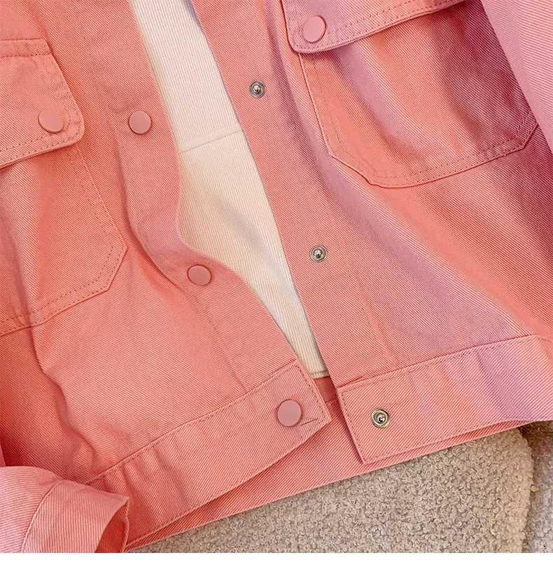 Korean Style Solid Color Jacket