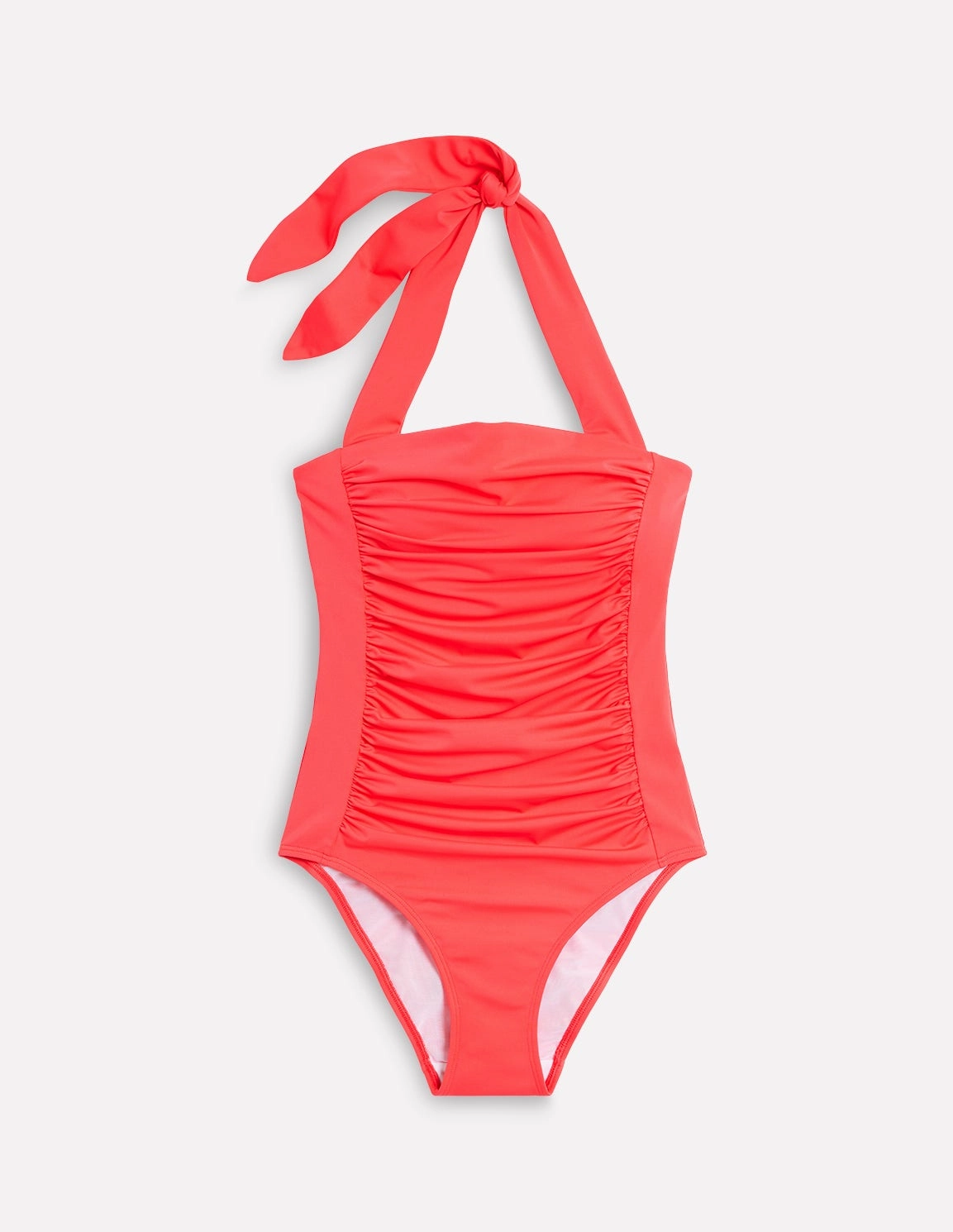 Flattering-Silhouette Kythira Ruched Swimsuit-Red