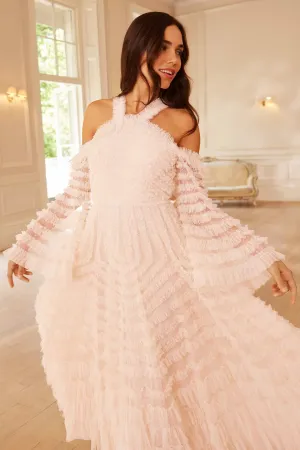 La Vie En Rose Off-Shoulder Gown Soft Comfort