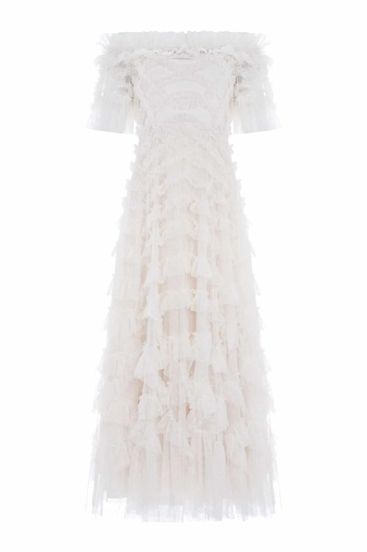 One-Shoulder Lana Off-Shoulder Gown