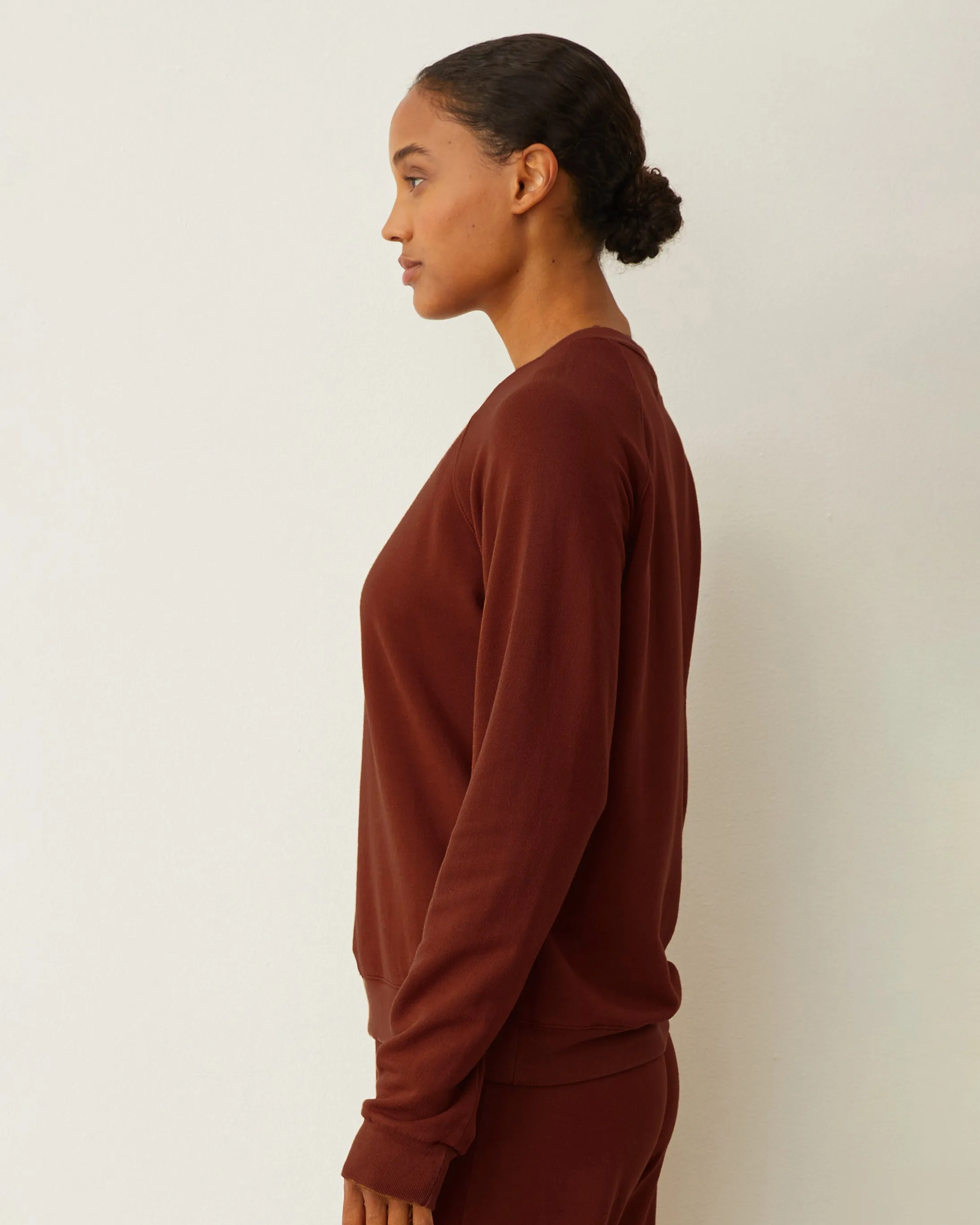 Softfleece Vintage Raglan Wrinkle Free Weave