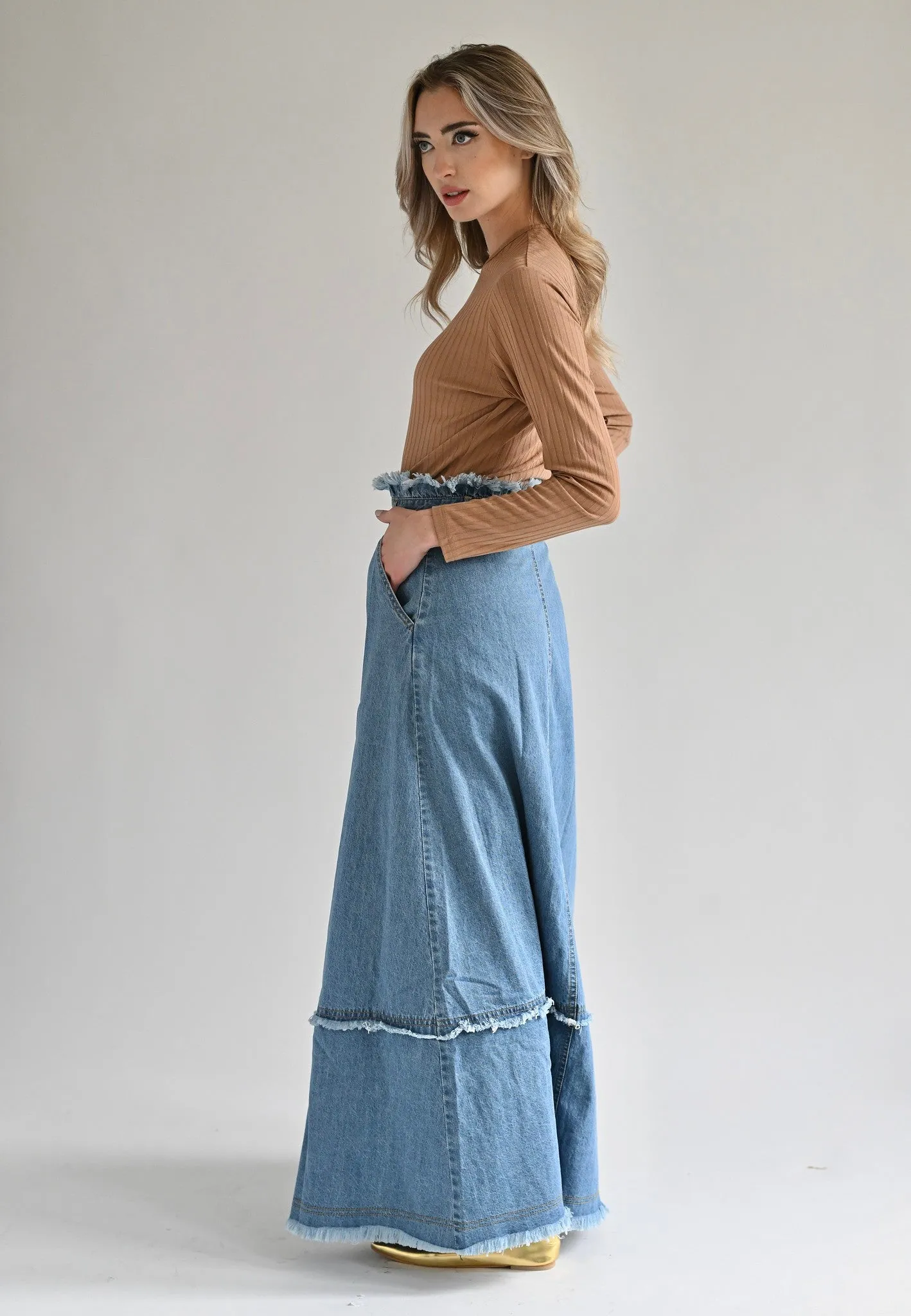 Trendy Mood Lee Denim Skirt