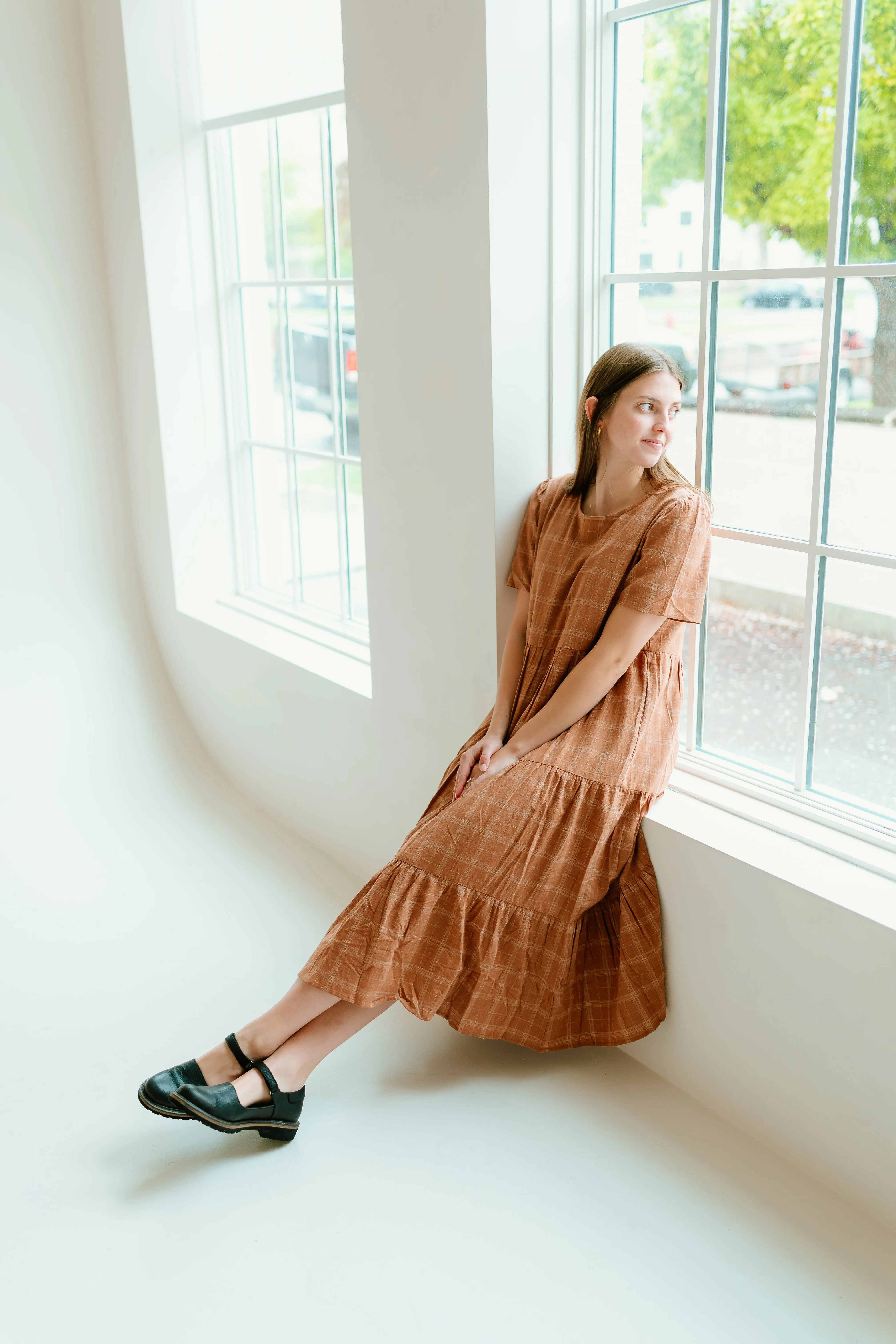 Celebration Wear Hook-And-Eye Leslie Dress