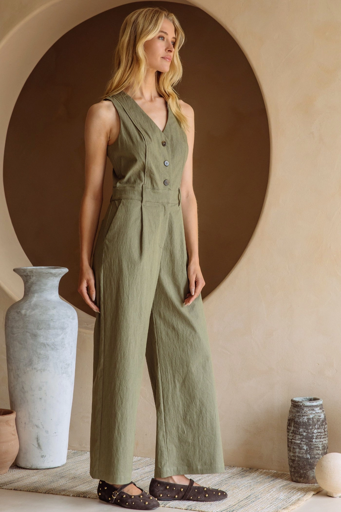 Bold Vivid LEXI BACK CUTOUT JUMPSUIT