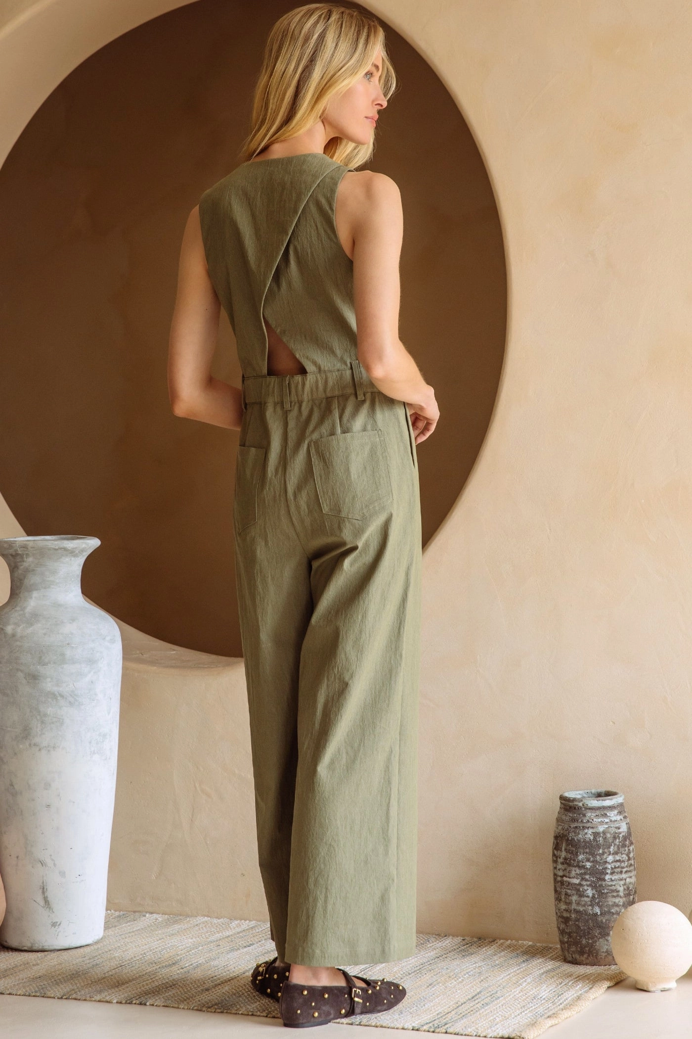LEXI BACK CUTOUT JUMPSUIT Minimal Boy