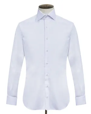 Light Blue Cutaway Collar Short Fit Shirt