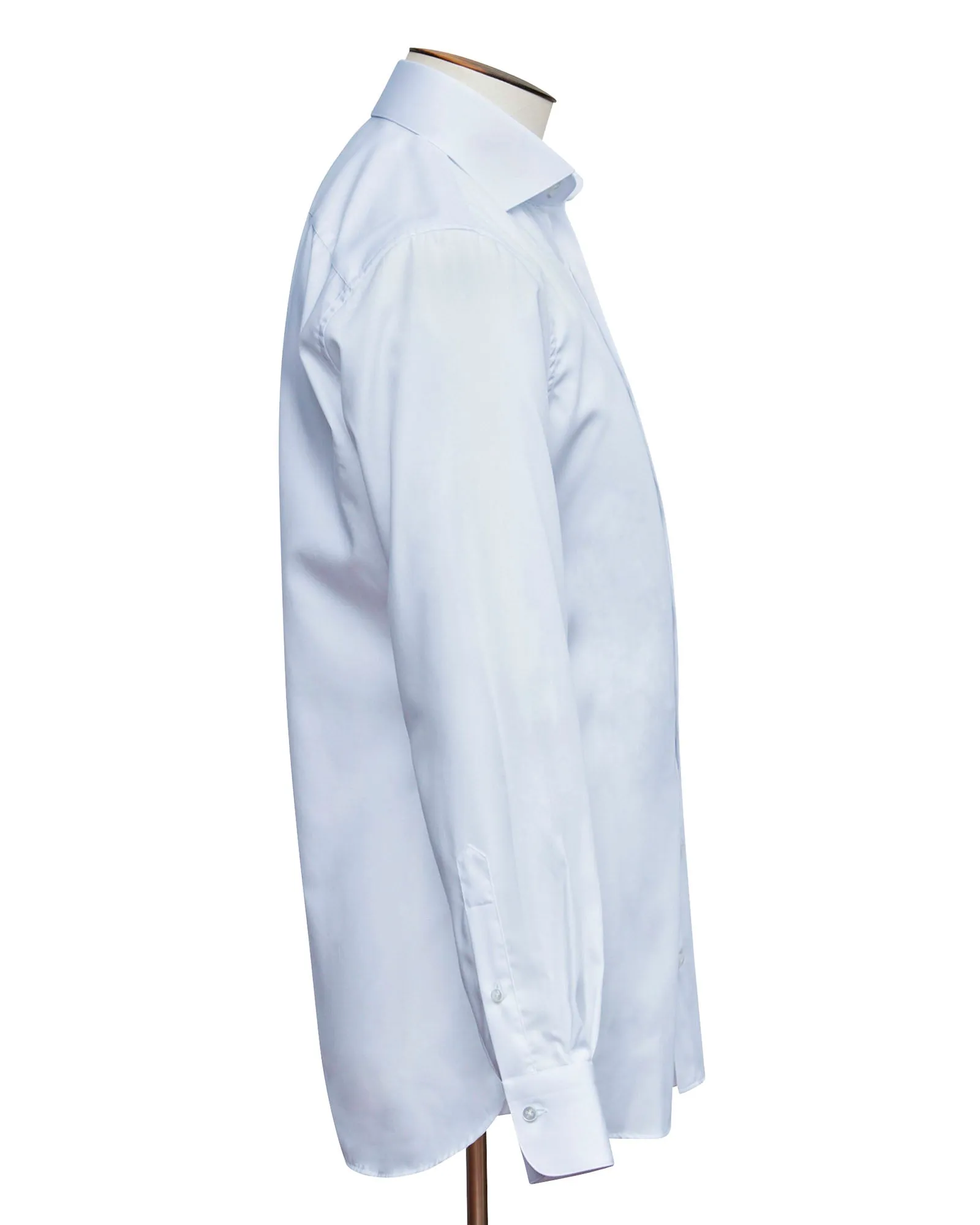 Light Blue Cutaway Collar Short Fit Shirt