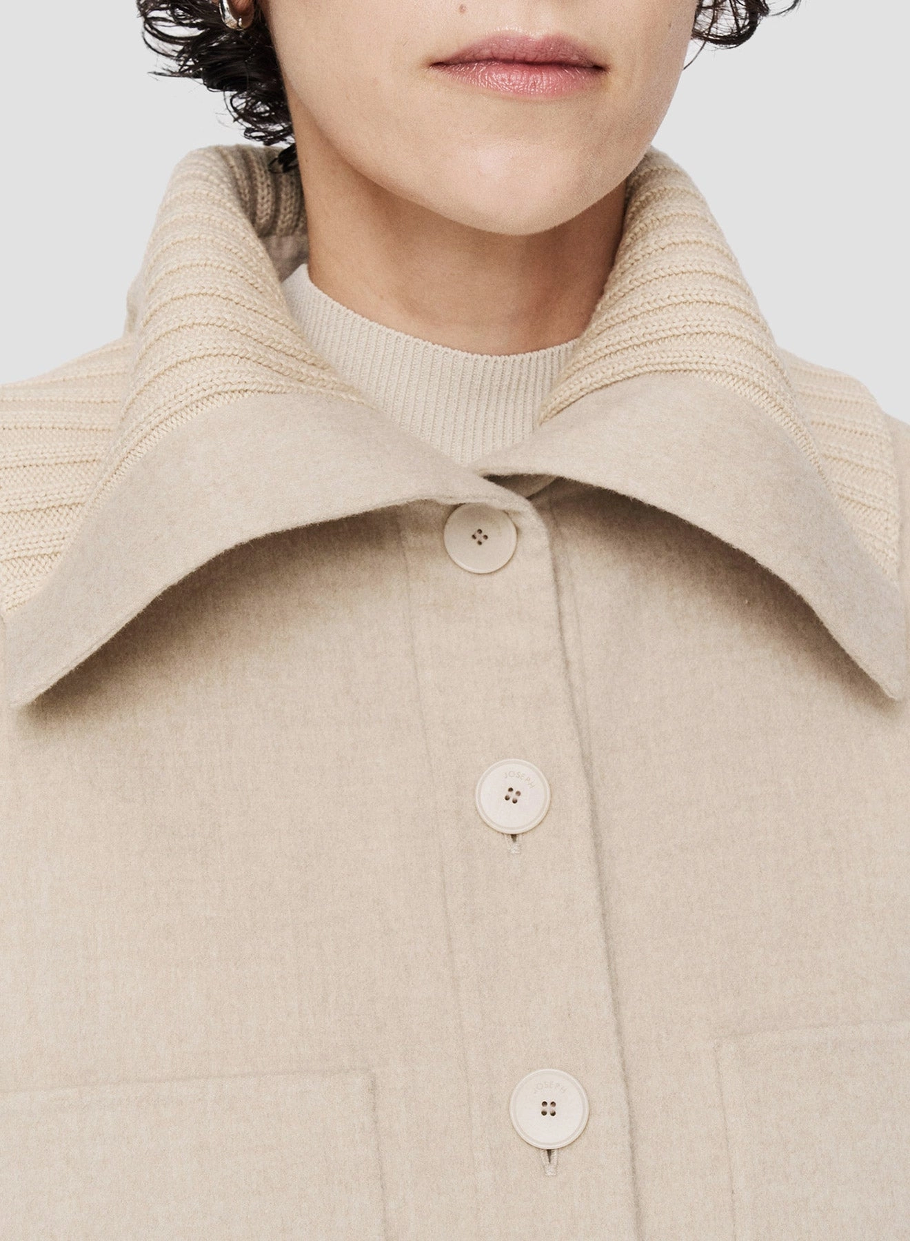 Light Double Face Henri Jacket Leather