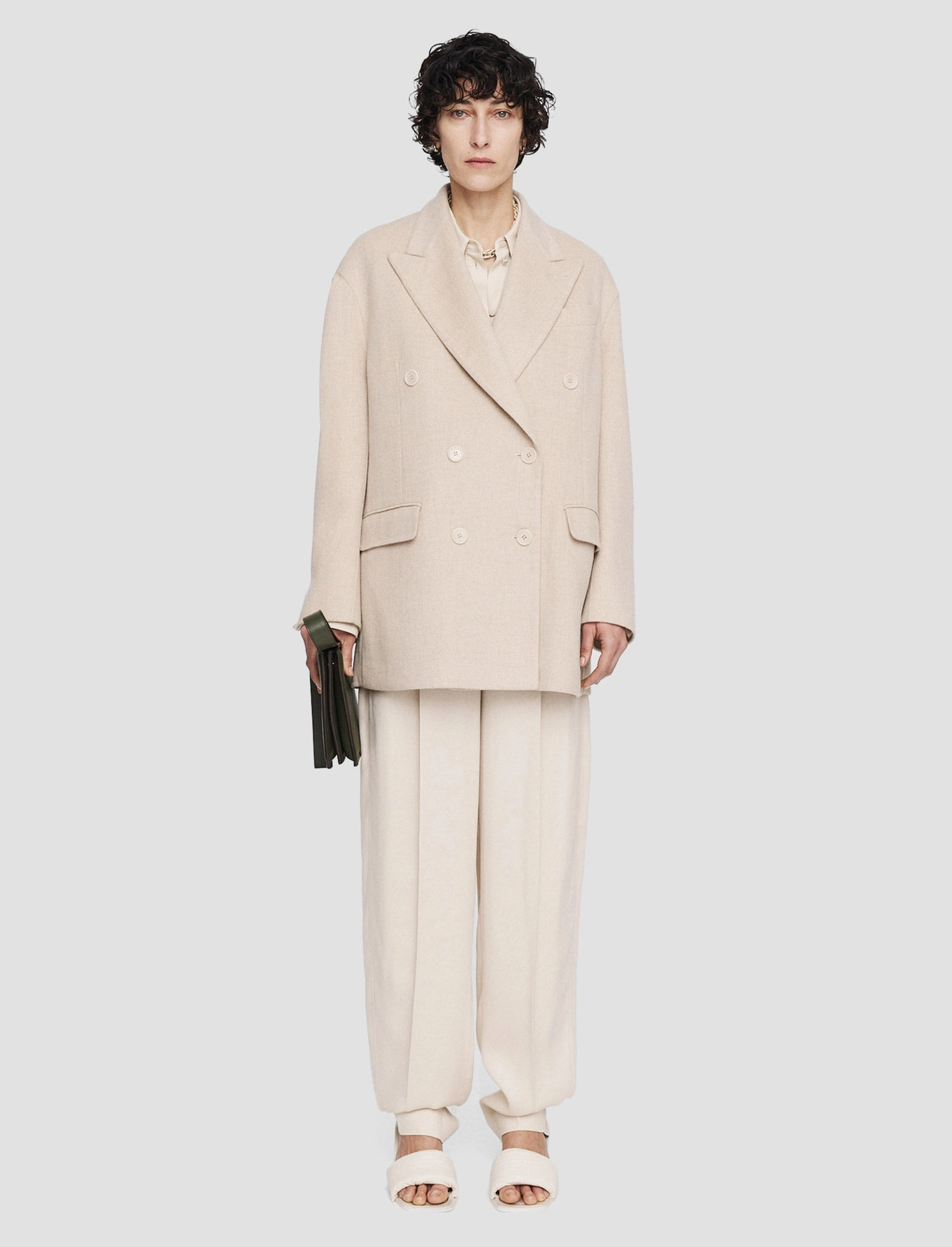 Light Double Face Hermel Jacket WindproofConstruction All Purpose Outerwear