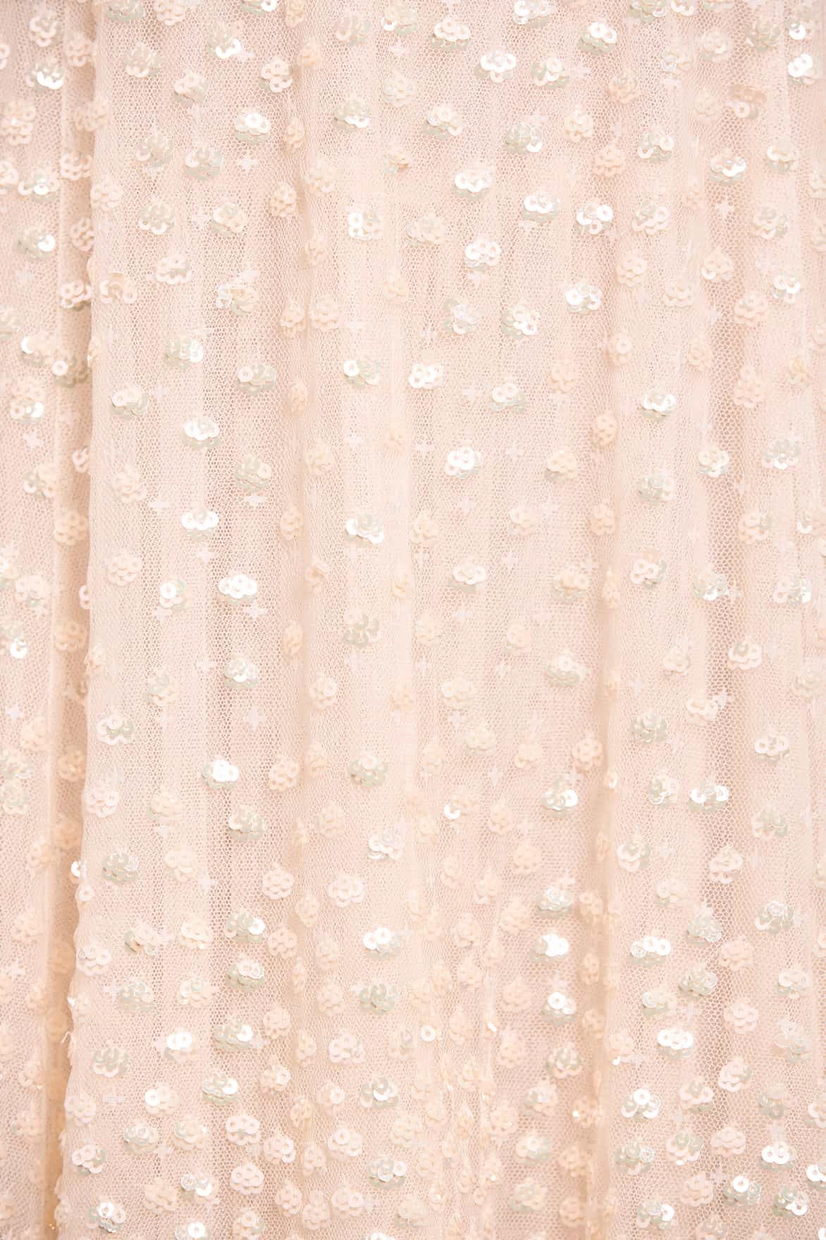 Stylish Wear All-Day Fit Scatter Dot Ruffle Ankle Gown