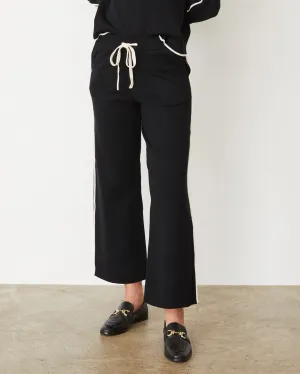 Quick Flex ResilientElasticBand Lightknit Pant With Contrast Piping