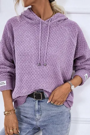 WOMEN FISHERMAN KNITTED HOODIE PULLOVER QuickRelease Closure Anti Slip Shoulder Padding