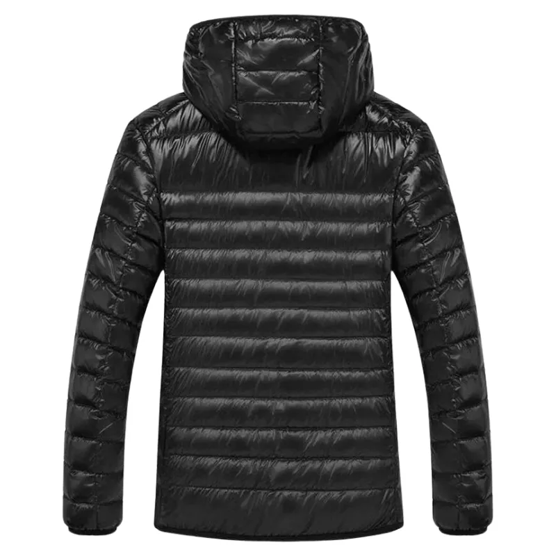 Lightweight Packable Hooded Down Jacket for Men – The Perfect Winter Companion