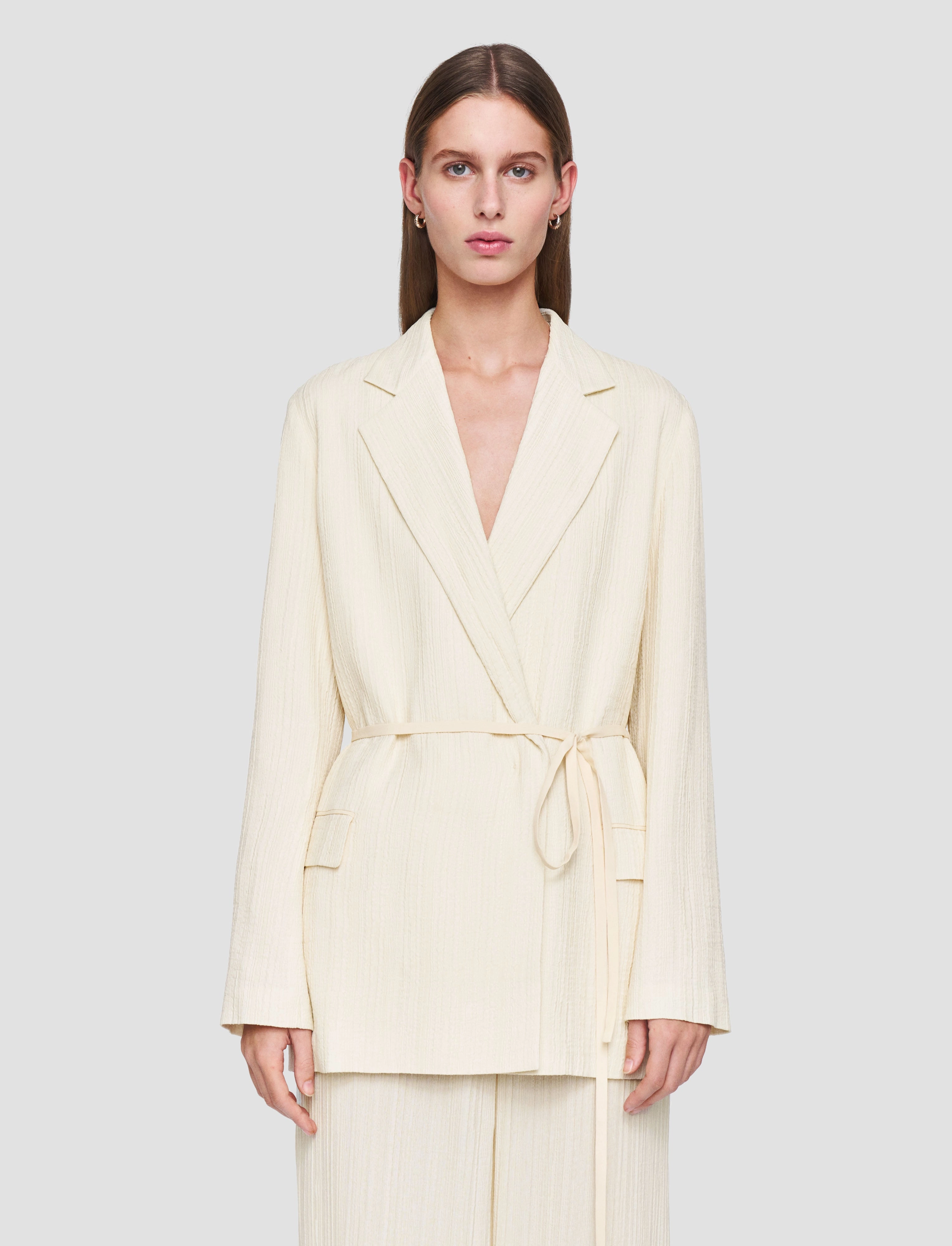 Breathable mesh lining Amelot Pleat Jacquard Jacket