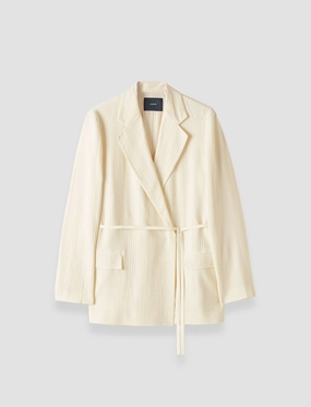 desert Amelot Pleat Jacquard Jacket